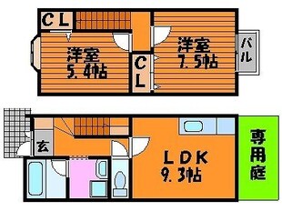 かやハウス3-01の物件間取画像